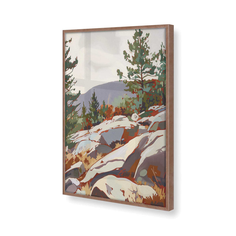 «Rocky Mountain View II», Rose poudre, H 15,25 po x l 12,25 po 