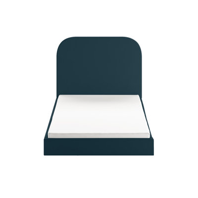 Plum Upholstered Ottoman Storage Bed