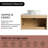 30'' Single Bathroom Floating Vanity With Engineered Stone Top-1461328553