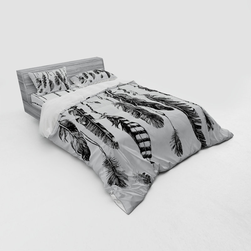 Rustic Polyester Duvet Cover, Queen Duvet Cover + 3 Additional Pieces