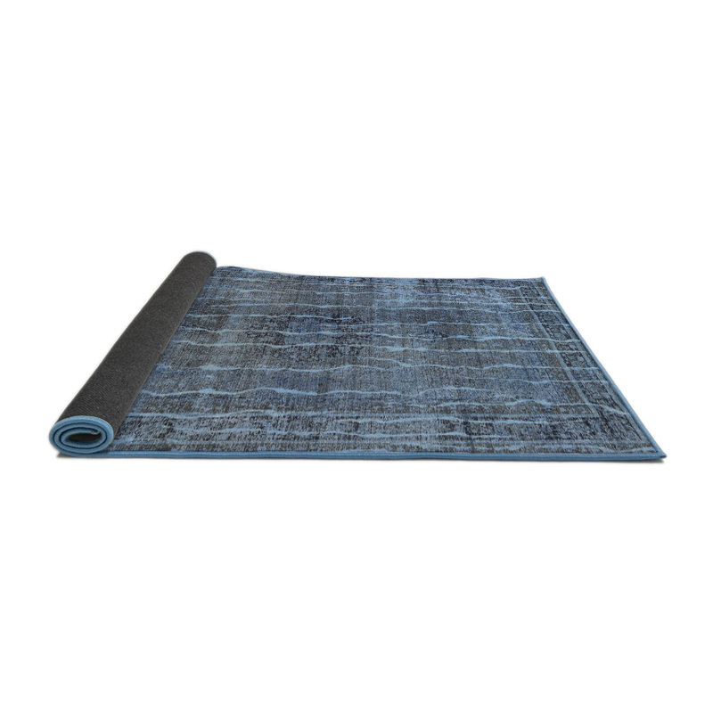 Tapis oriental bleu / gris, Rond 6 pi