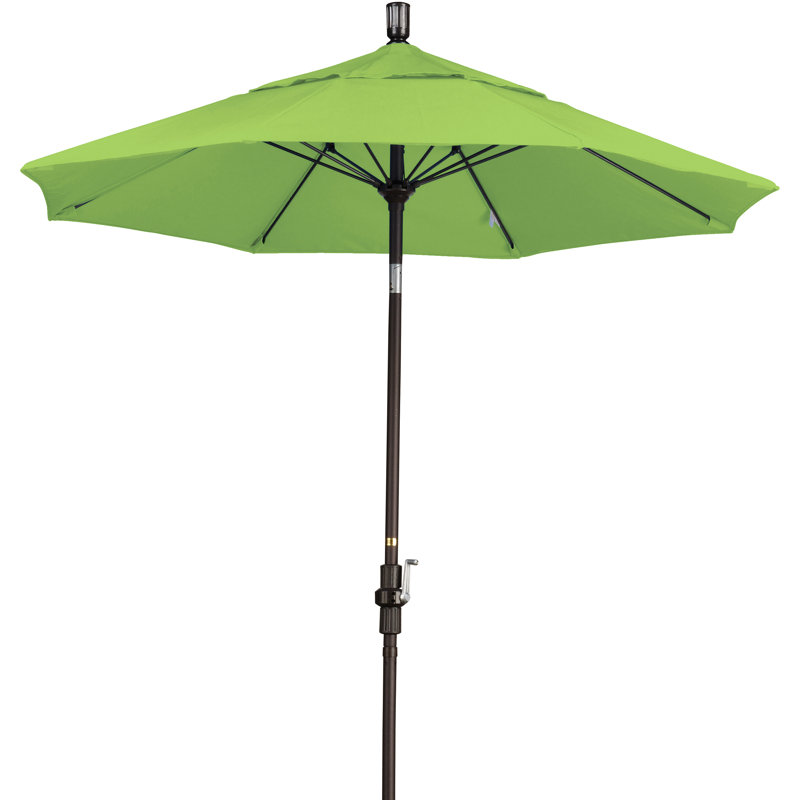Parasol de marché 7,5 pi Brent, Toile Ginkgo Performance