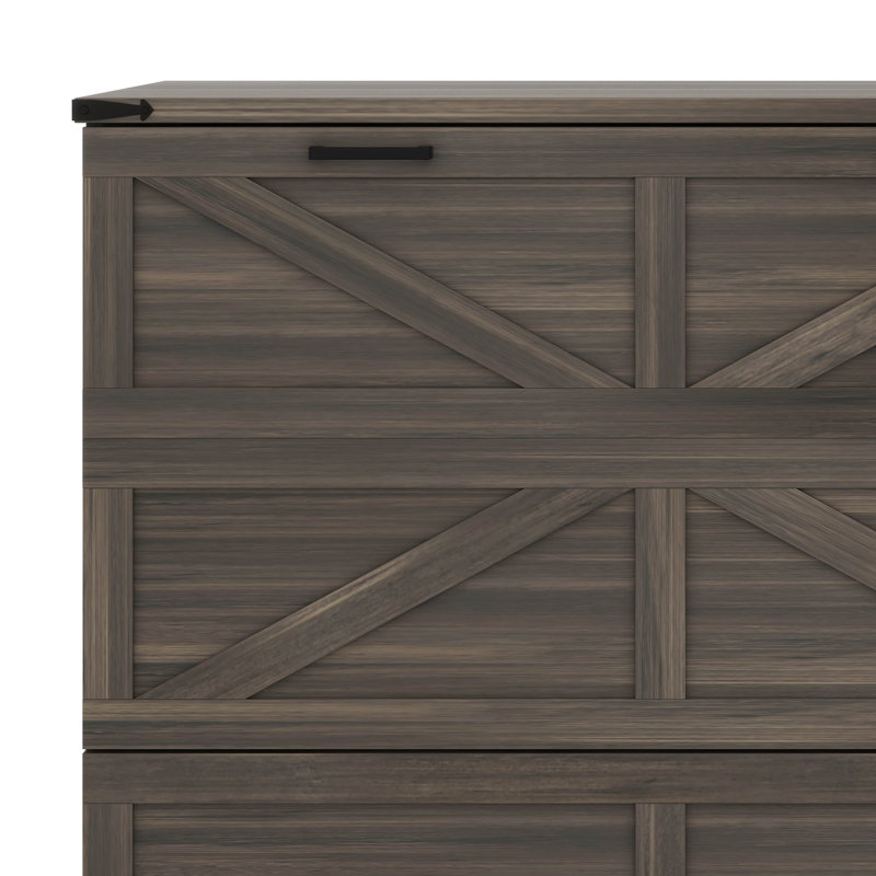 Armoire lit escamotable avec grand tiroir et station de charge, lit escamotable pliant pour bureau d'appartement dans la chambre d'amis