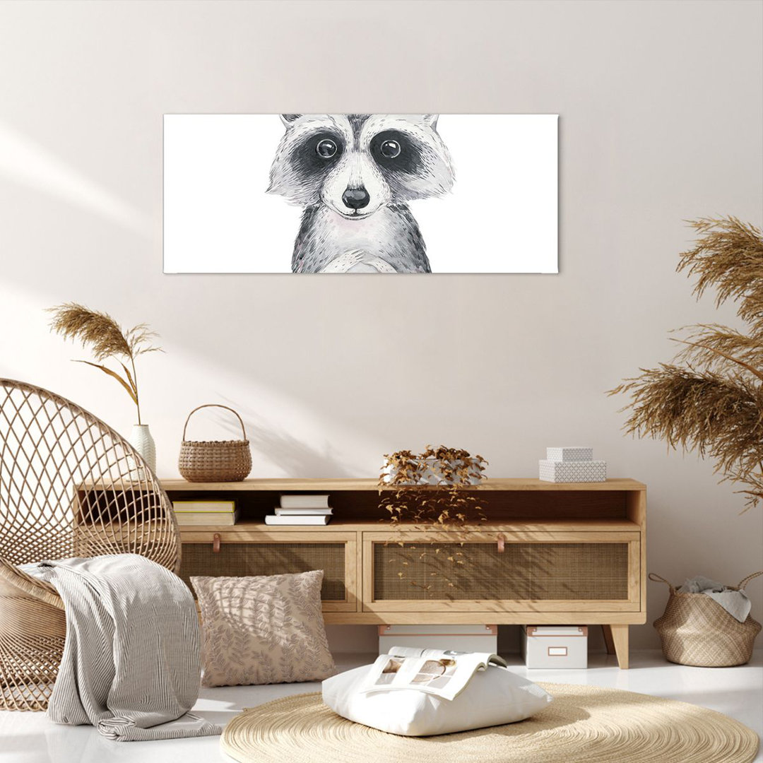 Leinwandbild Raccoon Picture Kinder