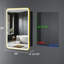 Armoire à pharmacie encastrée avec cadre en fer moderne avec miroir, l 20 po x H 28 po Fruzsina-941607939-949881128-949717211