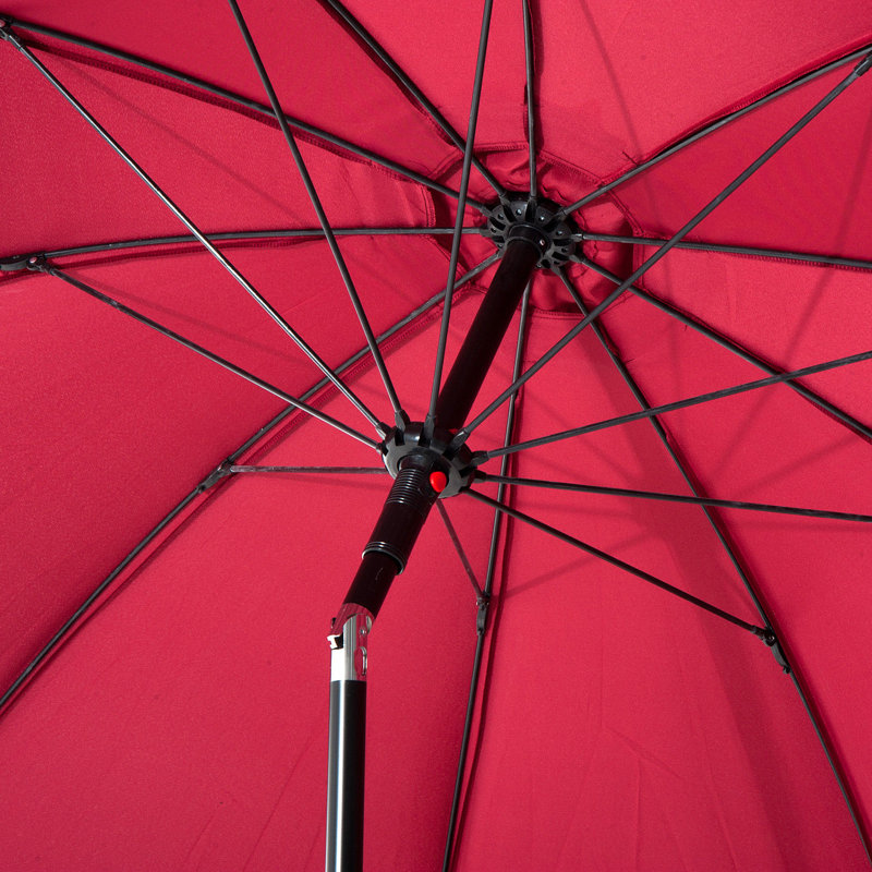 Brant 265cm Tilt Market Parasol, Red