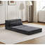 Canapé à compression Mahjong, canapé-lit convertible au sol, canapé modulaire modulaire désossé DIY, aucun assemblage requis, tissu polaire circulaire, canapé simple surdimensionné avec 1 coussin, gris foncé-455008434