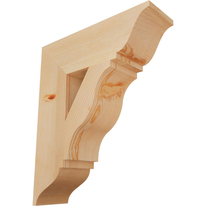 Support traditionnel Funston, H 24 po x l 5,5 po x P 20 po, Douglas, Lisse