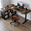 Bureau de coin électrique moderne en L moderne et minimaliste-1243133614