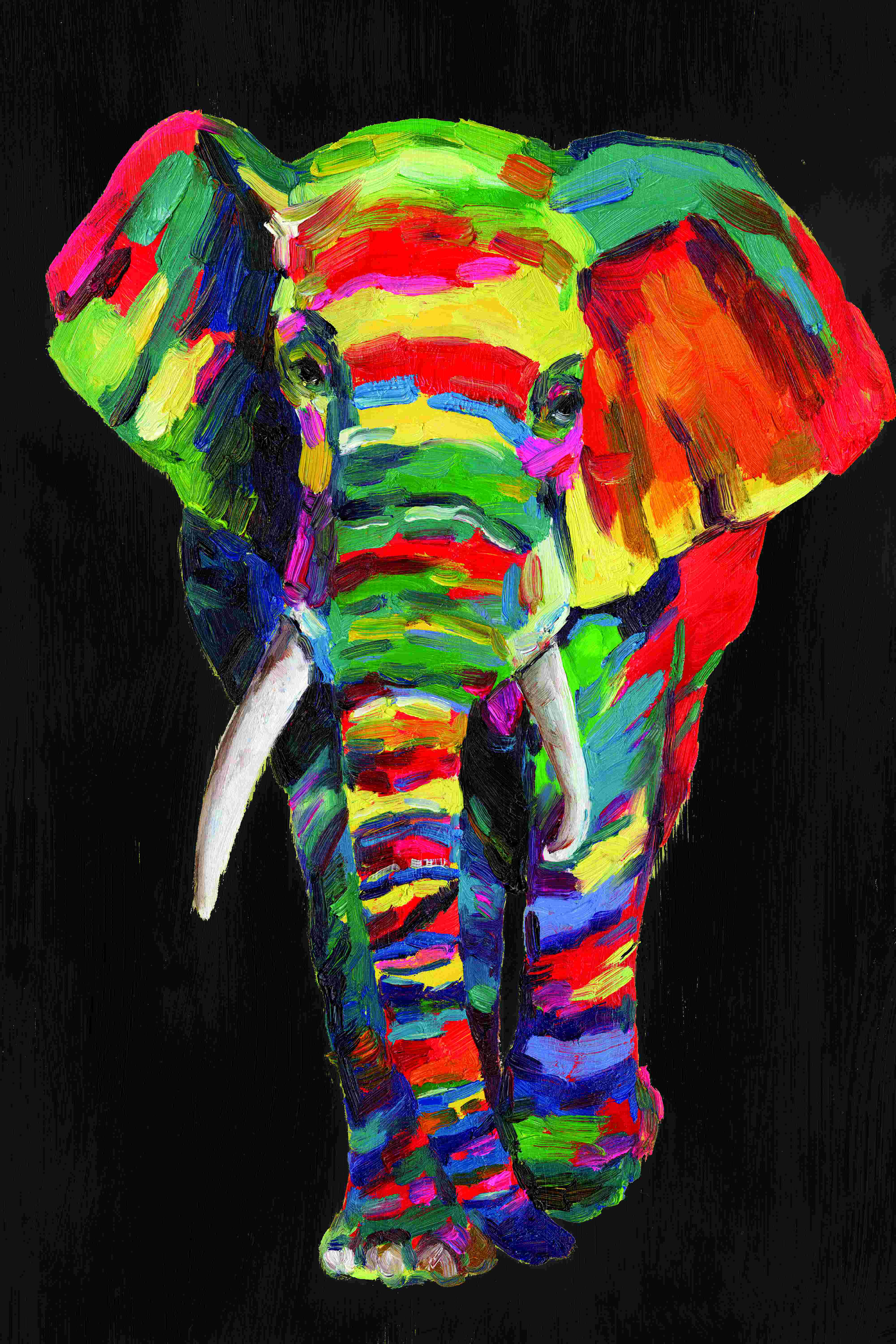 Sketch cartoon elephant Royalty Free Vector Image
