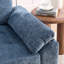 Fauteuil de loisir, fauteuil inclinable double, dossier réglable manuellement, accoudoirs rembourrés, port de charge USB latéral et support pour téléphone, livré avec un repose-pieds de rangement assorti-2135593284