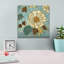  «Sophias Flowers Blue 2» par Wild Apple Portfolio, art mural sur toile, 12 po x 12 po-1341303080