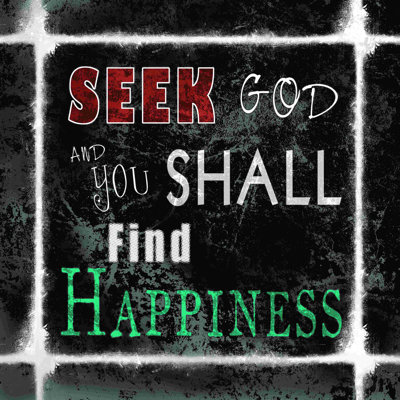 Seek God - Wrapped Canvas Textual Art