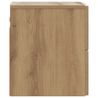 33cm W Manufactured Wood Bedside Table