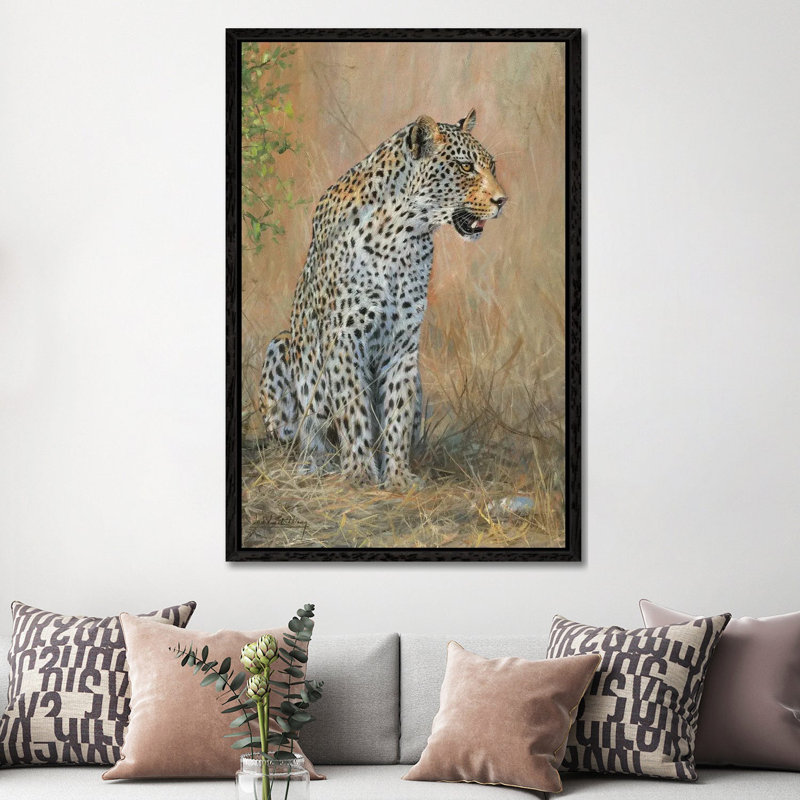 Powder Colour by Svetlana Balta - Painting on Canvas, Black Framed, 152.5 cm H x 101.5 cm W