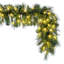 Vickerman 9' x 14" Brighton Pine Artificial Garland with 100 Warm White LED Mini Lights