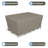 Rectangular Outdoor Dining Table and Chair Cover for Patio Furniture with Air Vent & Drawstrings, Water-Resistant, UV & Tear Resistant Patio Furniture Cover-1861985149-1861985146