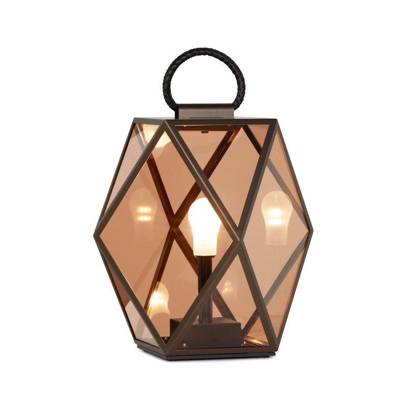 Muse Lantern Table Lamp, 24"H x 24"W x 24"D