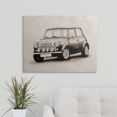 Deschamps " Mini Cooper Sketch " by Michael Tompsett