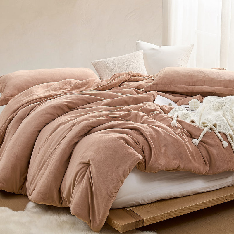 Softer Than Soft - Coma Inducer Oversized Comforter Set, California King Comforter + 4 King Pillow Shams, Brown