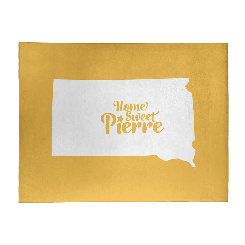 Tapis en poly-chenille pierre south dakota, Rectangle 3 pi x 5 pi