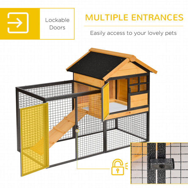 Door Frame Rabbits Tucker Murphy Pet™ Weather Rabbit With Asphalt Roof And Removable Tray ...
