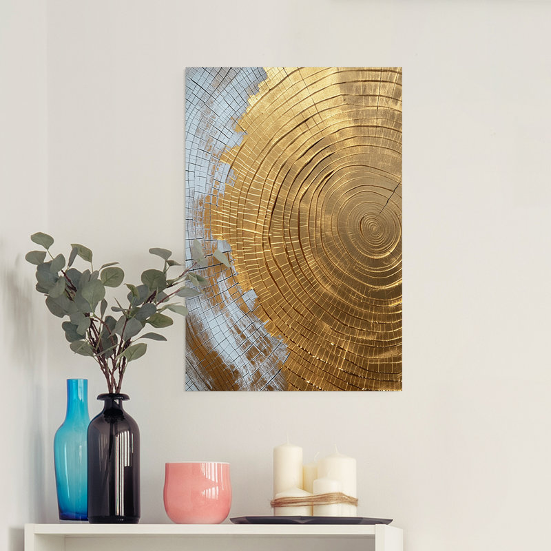 Série ABSTRACT CLIV - Impression sur toile seulement - NON CADRE, H 27 po x l 18 po