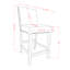 Tabouret de comptoir 26 po Ferrentino