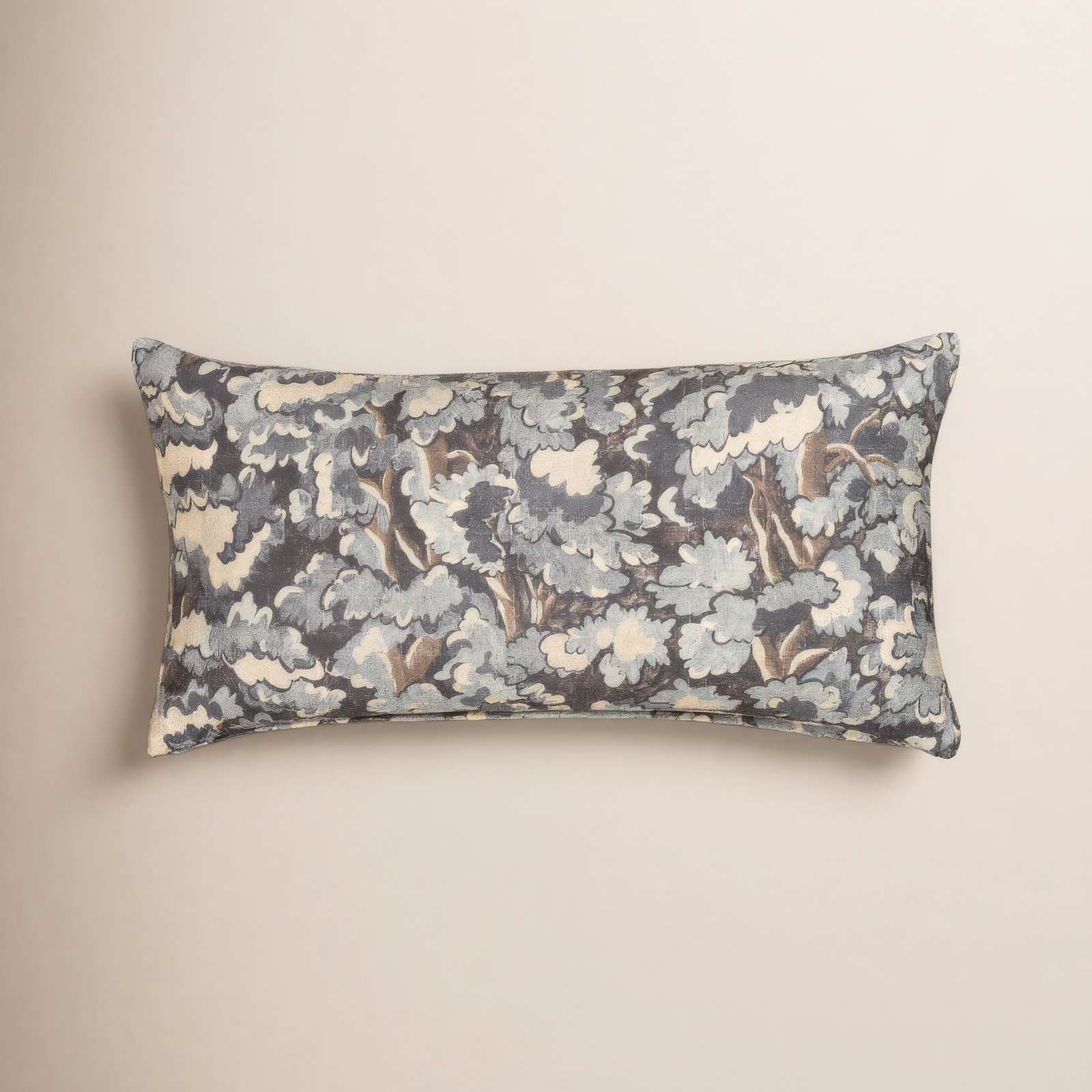 Cascade Throw Pillow, Blue, Polyester, Rectangle 14"H x 26"W