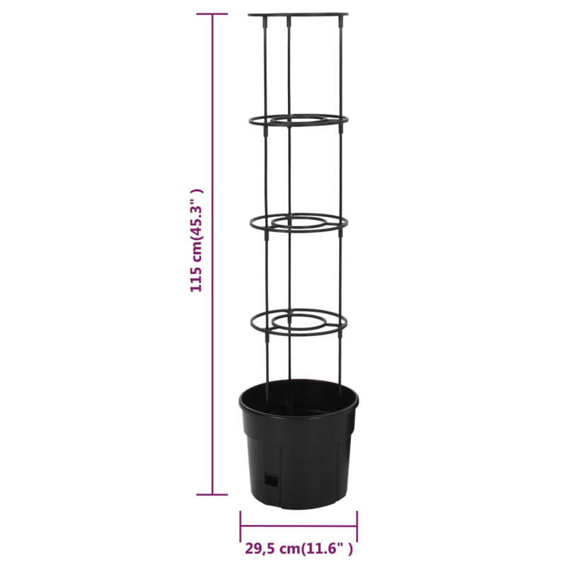 Avellana Pot Planter, 115cm H x 29.5cm W x 29.5cm D