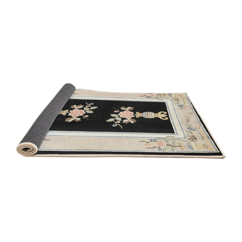 Tapis beige, Rond 8 pi