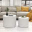 Ensemble de tables basses gigognes 19,7 po-479064358
