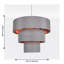 29cm H Silk Empire Pendant Shade-752864235
