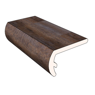 Plastic 2.07'' W x 72.05'' L Stair Nose