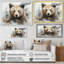 Ours en portrait - Minimalisme, impressions encadrées-983179498-983179477