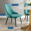 Chaise parsons capitonnée en velours-148914999