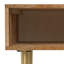 Fallon 20"W Natural Solid Mango Wood Contemporary End Table with Drawer and Metal Base-1293608983-1293608976