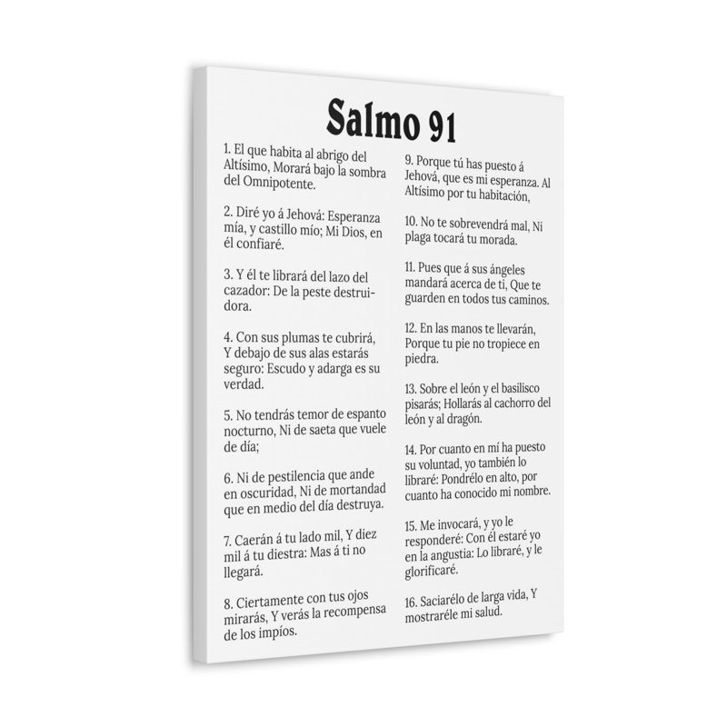 Écritures murales chorales Salmo, Blanc, H 16 po x l 12 po
