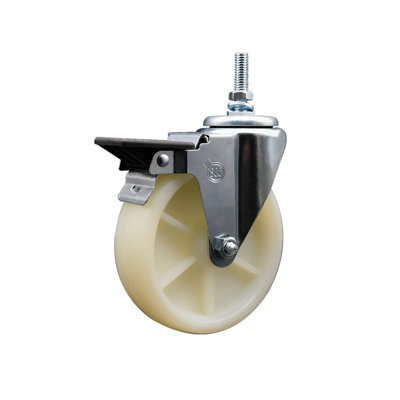 10MM Threaded Stem Caster Set with Brake
