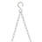 Two Tier White Metal Hanging Wall Planter