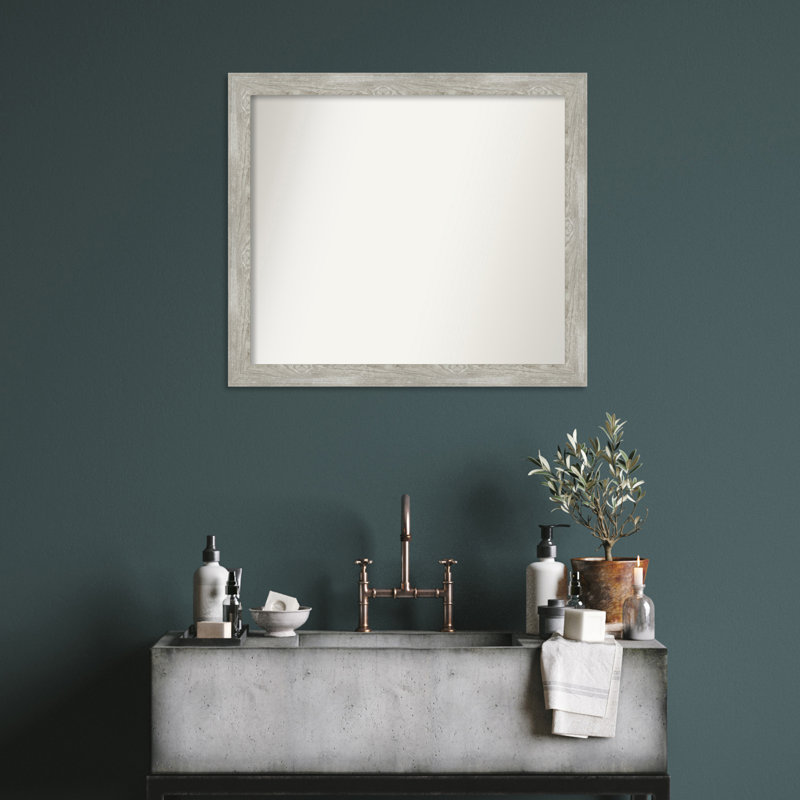 Miroir de salle de bain Regen, Rectangle, 27,5 po x 31,5 po