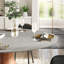 Ensemble repas 5 pièces Otelia + grandes chaises noires pour 4/6/8/10-2272897-2272896-2272902