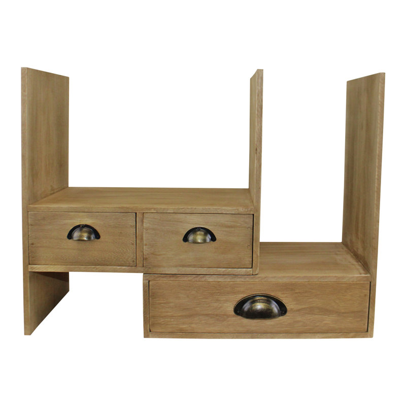 Maysville Wood Desk Organiser