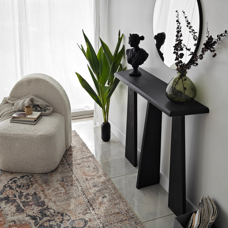 Oded 100cm Console Table, Anthracite
