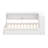 Full Size Wood Daybed With Storage Shelves, USB, LED, And 2 Drawers-946005388