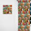 Modern Succulents Botanical Motif I - Rideau floral - Rideau floral obscurcissant - 1 panneau-107564419
