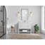 Meuble-lavabo simple 42 po avec plateau en marbre Catalina