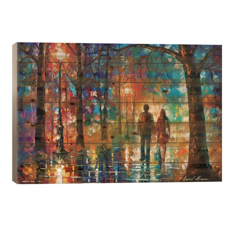 «Love In The Air» par Leonid Afremov, H 26 po x l 40 po x P 1,5 po