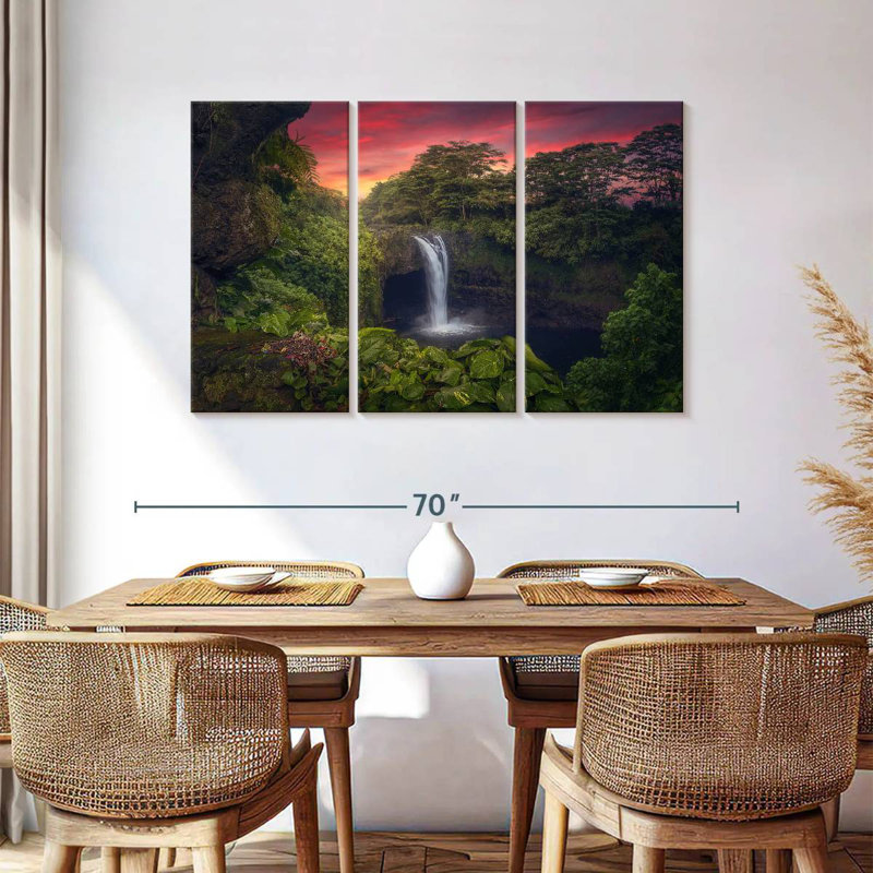 Rainbow Falls à Hilo, H 36 po x l 57 po