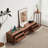 Pure Solid wood black walnut TV cabinet